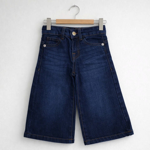 MNG - Bell Bottom - Jeans - Dark Blue - Plain - (1-6Y)
