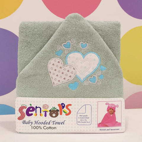 Senior's - Bath Towel - Green - Character