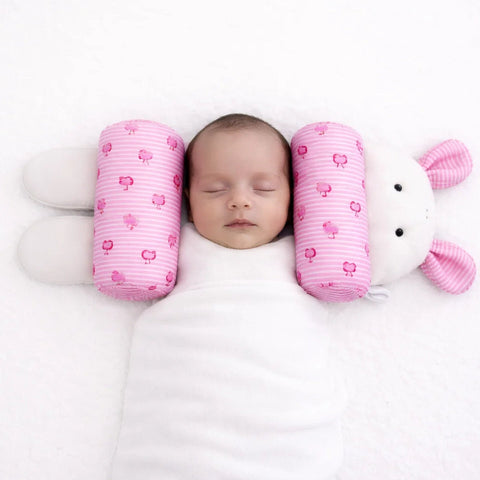 Head Shaping Pillow - Light Pink - Anchors & Whale