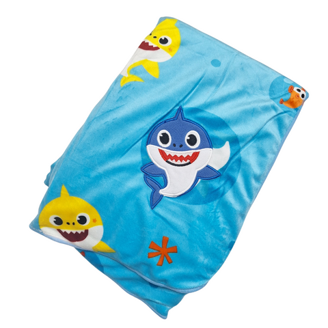 For Baby - Fur Blanket - Blue - Shark