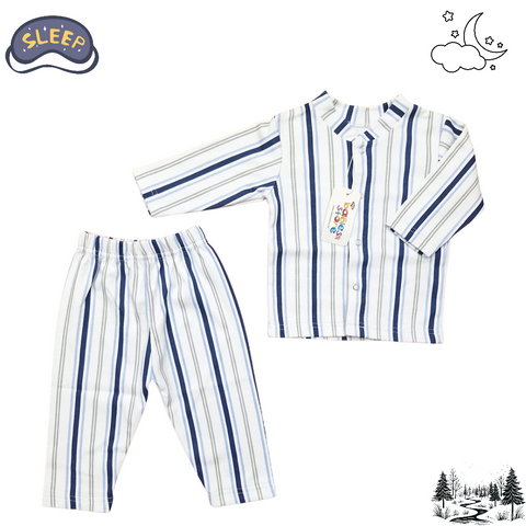 TBS - Night Suit - Vol-01-25 - White - Stripes