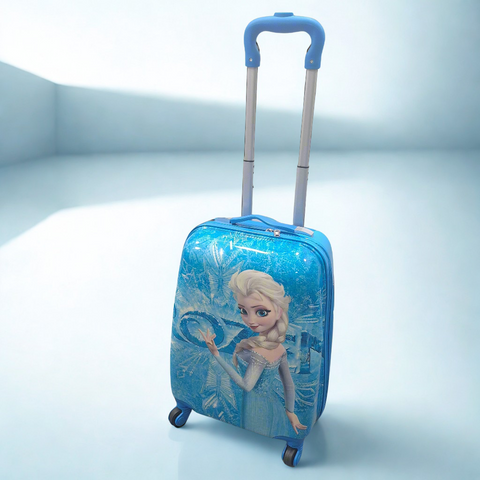 4 Wheels - Kids Travel Trolley - Blue - Frozen