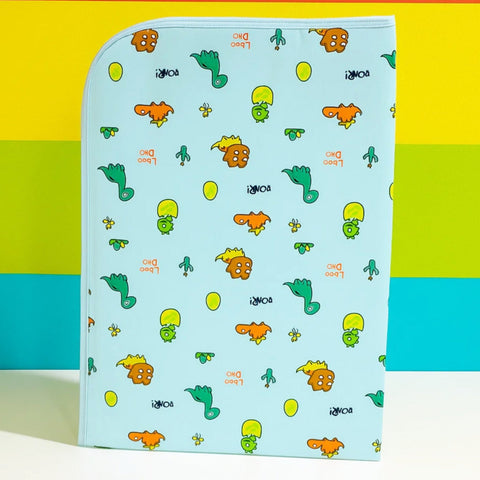 Diaper Changing Sheet - Large - 31*24 Inches - Blue - Roar