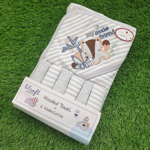 7 Pieces - Lilsoft - Bath Towel Gift Set