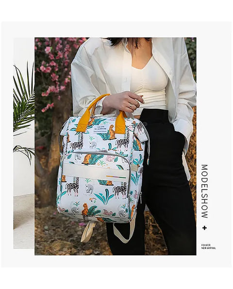 Sunshine - Waterproof Diaper Backpack - Green - Jungle