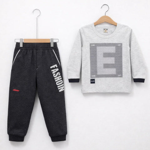 KW - 2 Pieces - Suit Set - Grey - Core