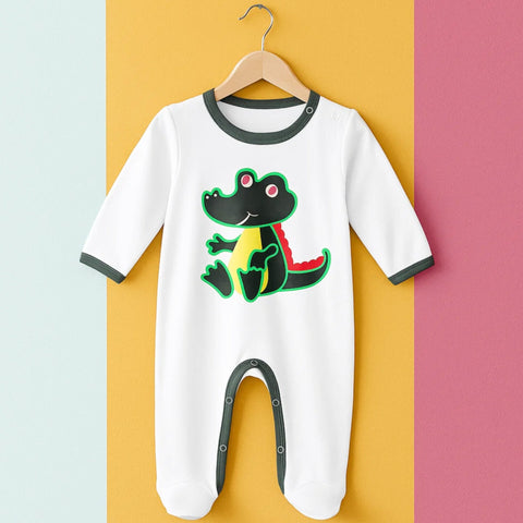 TBS - Fleece Romper - Skin - Crocodile
