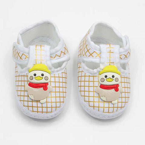 Xiao - Booties - White - Check Duck