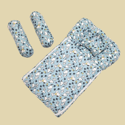 Carry Nest With Pillows - Vol 08-25 - Grey - Cartoon