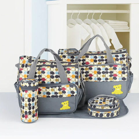 5 Pieces Shapes Bag Set