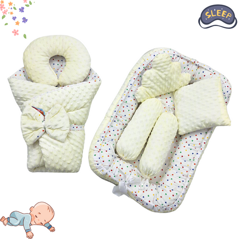 7 Pieces - Velvet Snuggle Bed - Royal Game