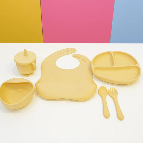 6 Pieces - Silicon Feeding Set