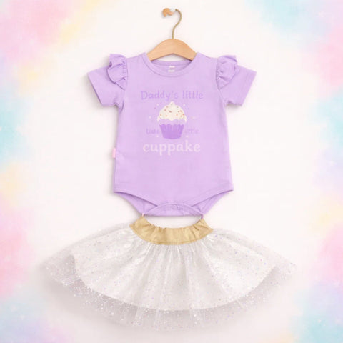CM - 2 Pieces - Suit Set - Purple - Cupcake