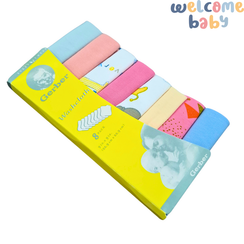 Gerber - Pack of 8 - Wash Cloths - China