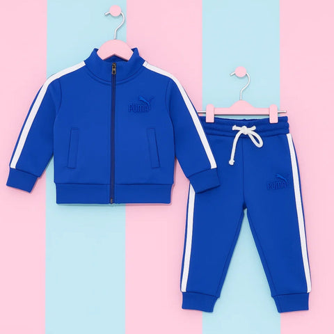 Pum - 2 Pieces - Suit Set - Blue - Stripes