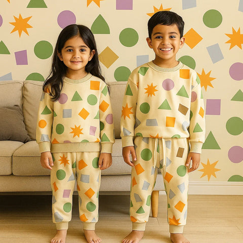Z Kids - 2 Pieces - Suit Set - Skin - Shapes - 25