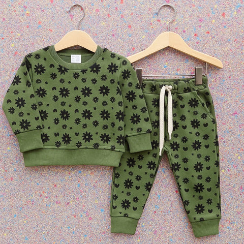 Z Kids - 2 Pieces - Suit Set - Parrot - Flowers - 25