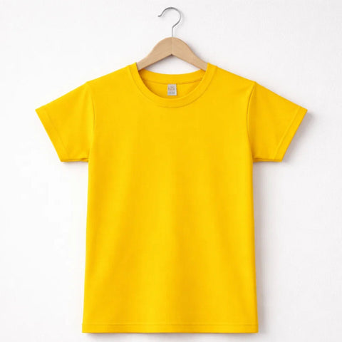 TBS - T-Shirt - Plain - Yellow