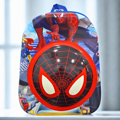 Street Six - Multi-Purpose Backpack - Blue - Spider Mask