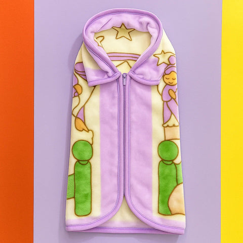 Junio Kids Single Ply - Zip Blanket - Purple - Three Bear - 25