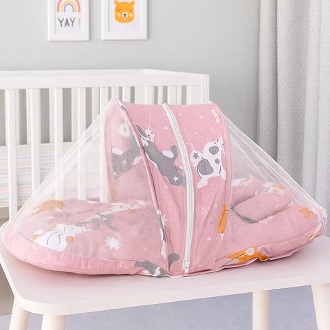 Mosquito Bed Net - Vol-08-25 - Pink - Cat