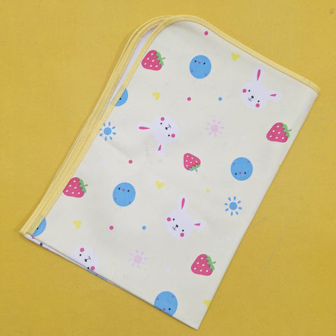 Diaper Changing Sheet - Medium - 27*19 Inches - Yellow - Rabbit