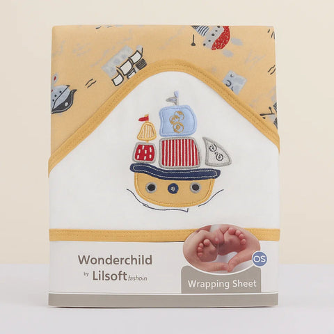 Velvet - Wrapping Sheet - Ship - Light Brown - 25