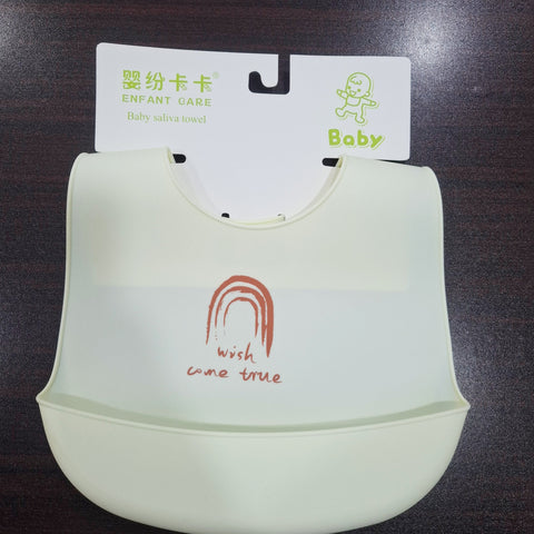 Silicon Container Bib - Yellow - Wish