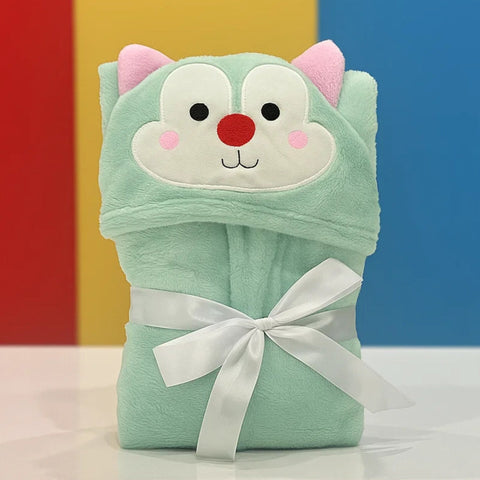 Kolaco - Hoodie Blanket - Green - Cartoon