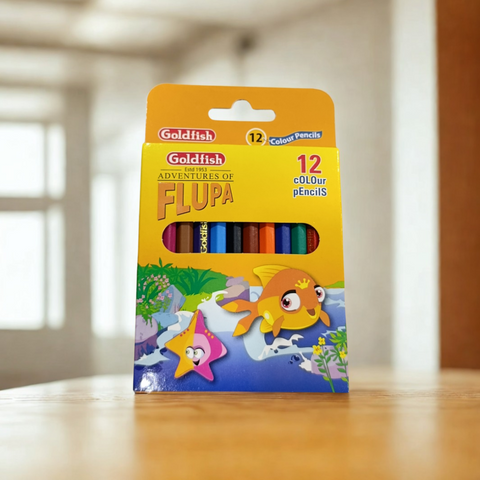 Goldfish - Pack of 12 - Color Pencils - Yellow - 0086