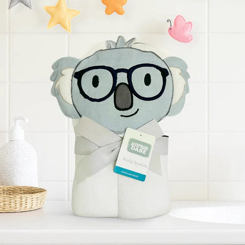 Baby Hooded Bath Towel - Bluish Grey - Koala