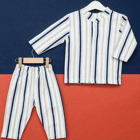 TBS - Night Suit - Vol-01-25 - White - Stripes