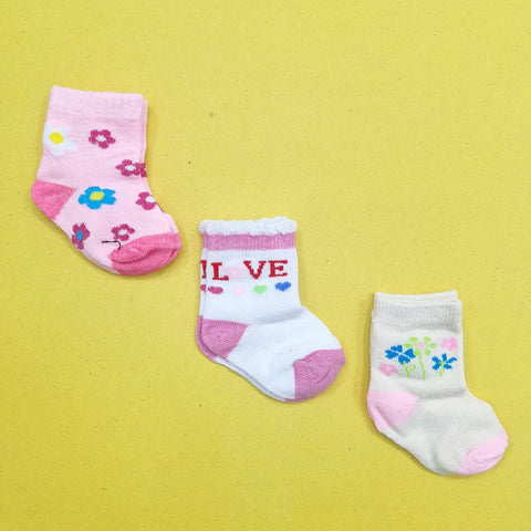 Pair of 3 Socks - Girls - Theme 2