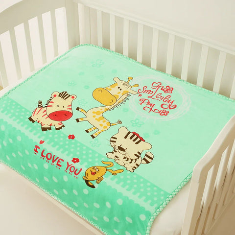 Little Nights - Baby Blanket - Green - Smile Every Day - Medium
