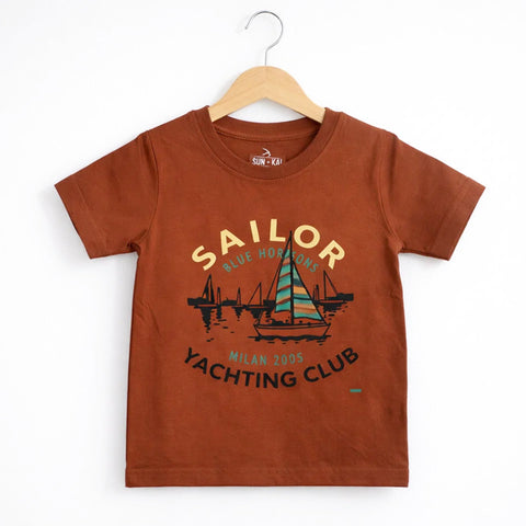 Bonton - T-Shirt - Sailor - Rust