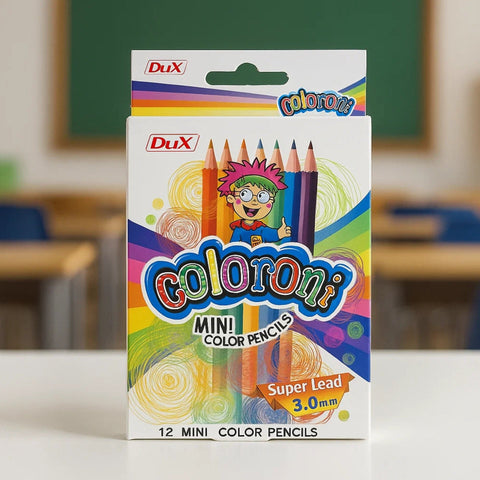 Dux  - Pack of 12 - Mini Color Pencils - 0120