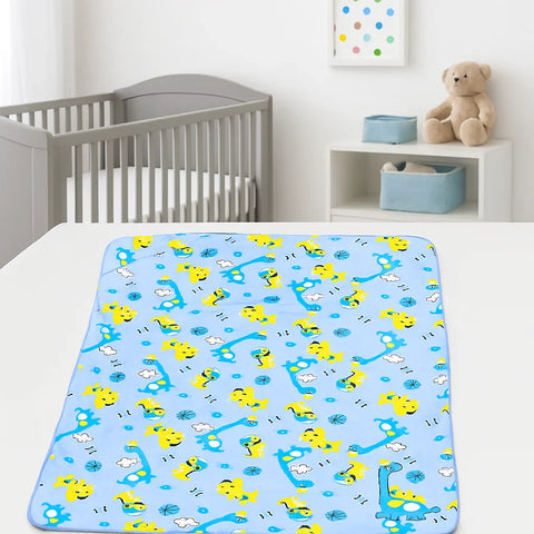 For Baby - Fur Blanket - Blue - Dinosaur