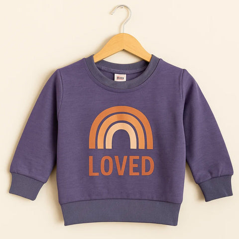 TBS - Sweat Shirt - Midnight Purple - Loved