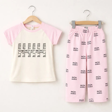 ANT - 2 Pieces - Suit Set - Pink - Minmi