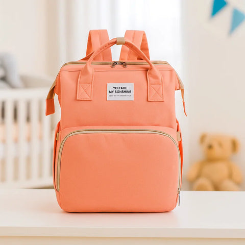 2 in 1 Bed & Bag - Peach