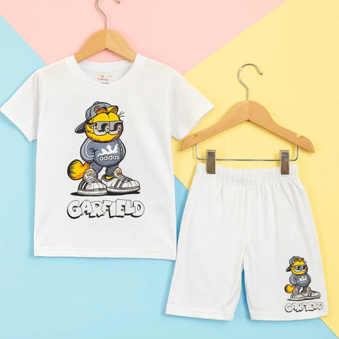 TBS_BRL - T-Shirt & Shorts - White - Car Field