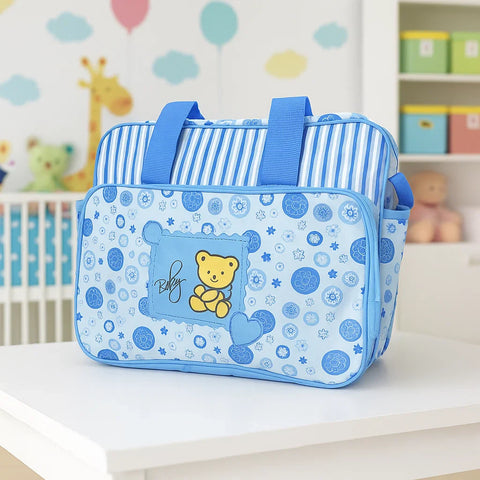 2 Pieces Flowers & Hearts Bag Set