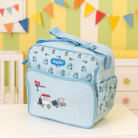 Mini Bag - Train - Blue
