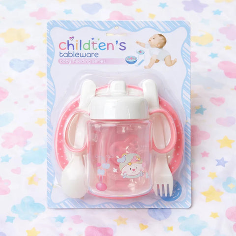 7 Pieces Feeding Set - Pink