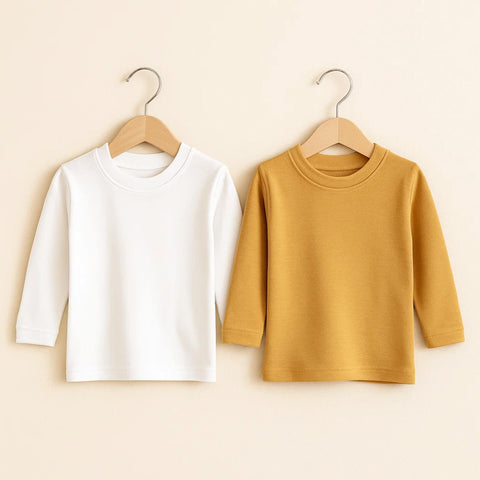 TBS - Pack of 2 - Thermal Round Neck - Skin White