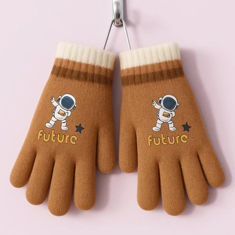 Pair of Gloves - Brown - Future - (5-7 Years)