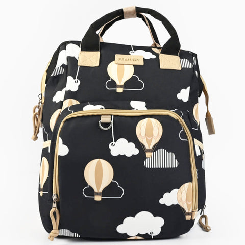 Fashion - Waterproof Diaper Backpack - Clouds & Balloons