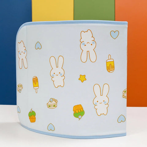 Diaper Changing Sheet - Medium - 27*19 Inches - Blue - Cupcake