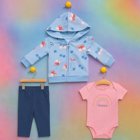 Sugar Baby - 3 Pieces - Suit Set - Butterfly - Thailand