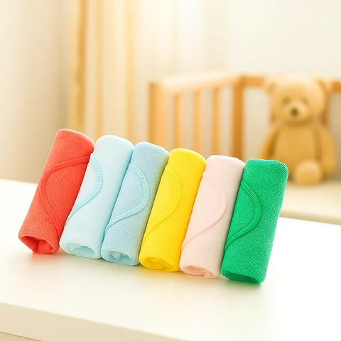 Little Home Baby - Pack of 6 Face Towels - Colorful - Thailand